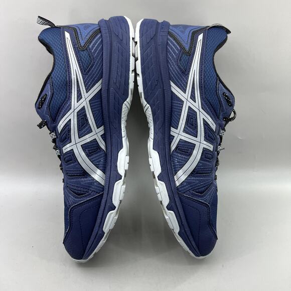 Asics Gel-Venture 7 Trail Running Shoes Men Size 11.5 Blue Comfort Low Sneakers - Picture 6 of 8